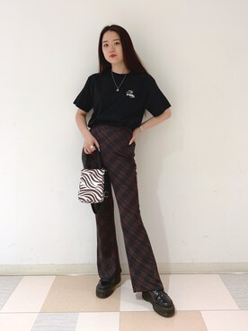 江川史唯さん（レディース・168cm）の夏コーディネート