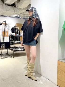 江川史唯さん(レディース・168cm)の夏コーディネート