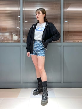 江川史唯さん（レディース・168cm）の春コーディネート