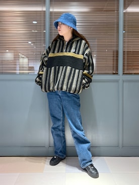 江川史唯さん（レディース・168cm）の冬コーディネート