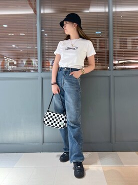 江川史唯さん（レディース・168cm）の夏コーディネート