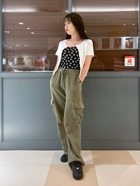 江川史唯さん（レディース・168cm）の夏コーディネート