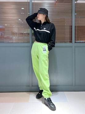 江川史唯さん（レディース・168cm）の冬コーディネート