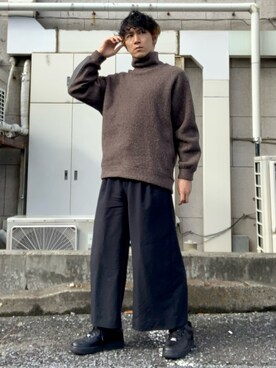 「youtube」｜5-keyさん（メンズ・172cm）の秋コーディネート