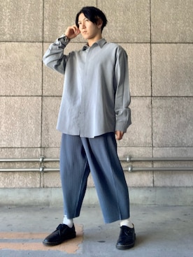 「MYne（マイン）のアイテム（アクセサリー）」を使った、5-keyさん（メンズ・172cm）の秋コーディネート