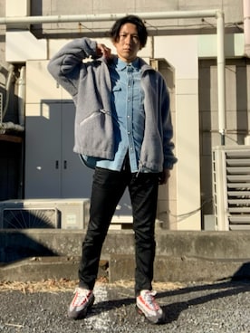 「youtube」｜5-keyさん（メンズ・172cm）の冬コーディネート