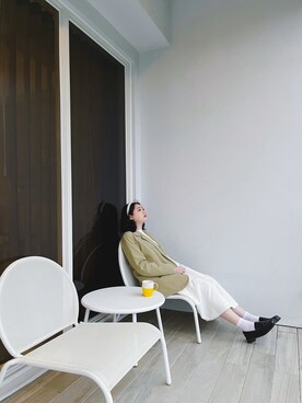 「blazer」｜米さん（レディース・165cm）の春コーディネート