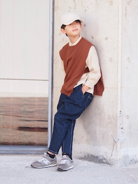 「LEPSIM（レプシィム）のアイテム」を使った、yu.さん（キッズ・130cm）の秋コーディネート