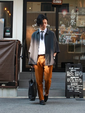 「アイテム（スリッポン）」を使った、shogo🎩さん（メンズ・167cm・20代）の夏コーディネート