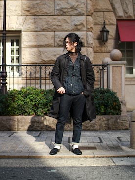 「SLOW（スロウ）のアイテム」を使った、shogo🎩さん（メンズ・167cm）の冬コーディネート