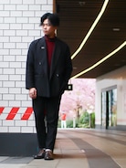 「オーセンティックを、ラフに」大人のためのダブルジャケット / オリーブブラウン オーセンティックを、ラフに」大人のためのダブルジャケット