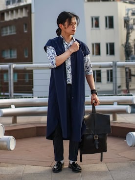 「アイテム（ワンピース/ドレス）」を使った、shogo🎩さん（メンズ・167cm）の夏コーディネート