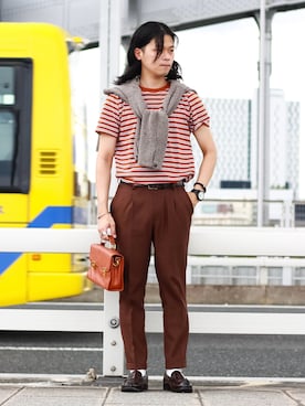 「ノーカラージャケット」｜shogo🎩さん（メンズ・167cm）の秋コーディネート