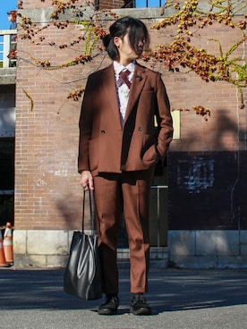 「アイテム（バッグ）」を使った、shogo🎩さん（メンズ・167cm・30代）の秋コーディネート