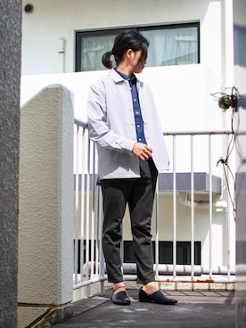 「ikka（イッカ）のアイテム（ジャケット/アウター）」を使った、shogo🎩さん（メンズ・167cm）の春コーディネート