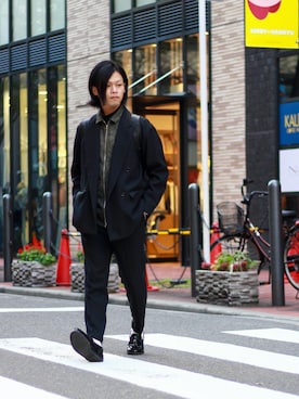 「MR.OLIVE（ミスターオリーブ）のアイテム」を使った、shogo🎩さん（メンズ・167cm）の秋コーディネート