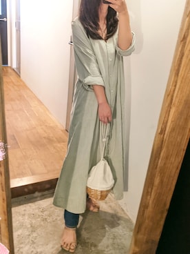 「アイテム（ワンピース/ドレス）」を使った、neukさん（レディース・148cm・40代）の春コーディネート