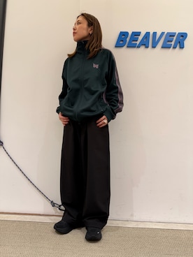 「BEAVER（ビーバー）のアイテム」を使った、もぎさん（レディース・153cm）の冬コーディネート