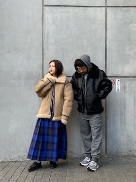 「Retro Grade（レトログレード）のアイテム」を使った、もぎさん（レディース・153cm）の秋コーディネート