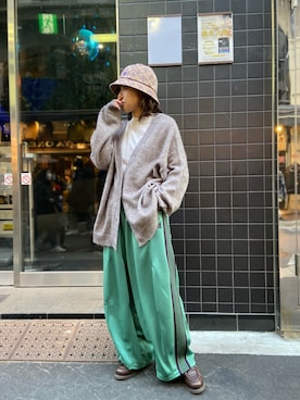 「DANA FANEUIL（ダナファヌル）のアイテム」を使った、もぎさん（レディース・153cm）の冬コーディネート