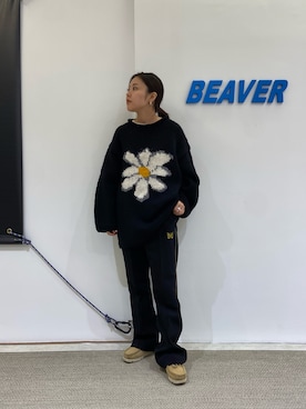 「ロールアップ」｜「アイテム（モカシン/デッキシューズ）」を使った、もぎさん（レディース・153cm）の秋コーディネート