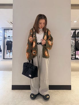 「OOFOS(ウーフォス)のアイテム」を使った、もぎさん(レディース・153cm)の春コーディネート