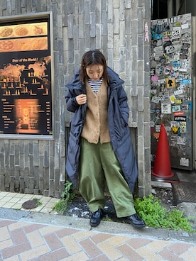 「FANEUIL（ファヌル）のアイテム」を使った、もぎさん（レディース・153cm）の秋コーディネート