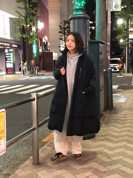 「MANASTASH（マナスタッシュ）のアイテム（ワンピース/ドレス）」を使った、もぎさん（レディース・153cm）の冬コーディネート