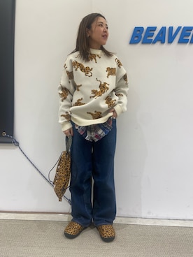 「アイテム（サンダル）」を使った、もぎさん（レディース・153cm）の秋コーディネート