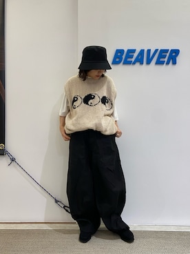 「CPH（シーピーエイチ）のアイテム」を使った、もぎさん（レディース・153cm）の春コーディネート