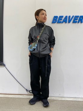 「アイテム（PC・スマホグッズ/家電）」を使った、もぎさん（レディース・153cm）の秋コーディネート