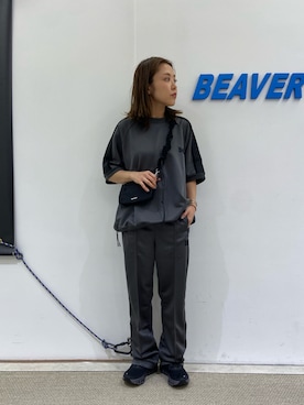 「セットアップ」｜もぎさん（レディース・153cm）の秋コーディネート
