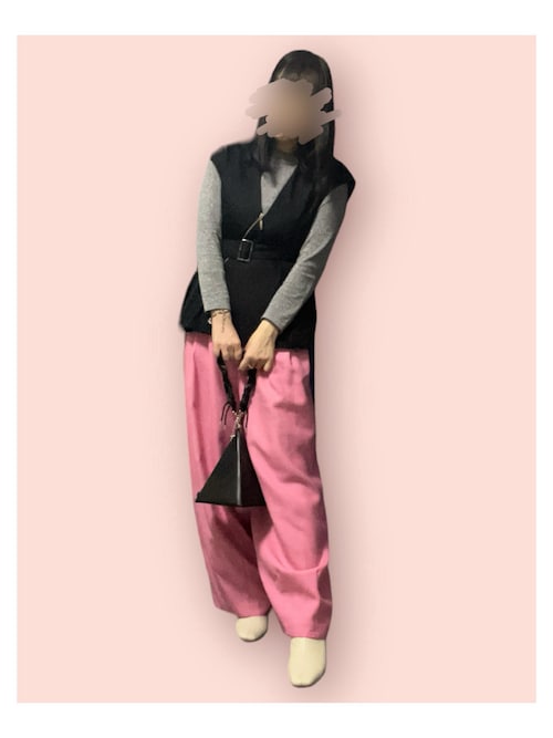 5/25（日）✨週末終了！！SLAB TWEED OVAL WIDE PANTS Ameri（アメリ）の「SLAB TWEED OVAL WIDE PANTS（その他パンツ