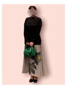 Ameri（アメリ）の「ELLIE ASYMMETRY PLEATS SKIRT（スカート）」 - WEAR