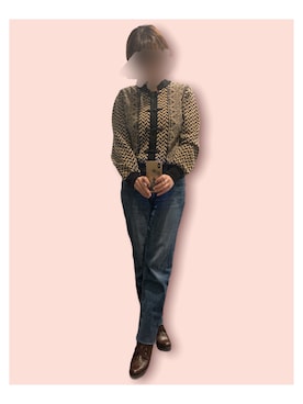 「Ameri（アメリ）のアイテム（カーディガン/ボレロ）」を使った、maiK☺︎さん（レディース・163cm）の冬コーディネート
