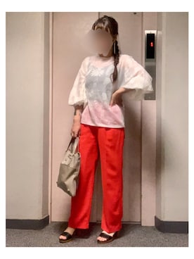 「Bijou R.I （ビジューアールアイ）のアイテム」を使った、maiK☺︎さん（レディース・163cm）の夏コーディネート