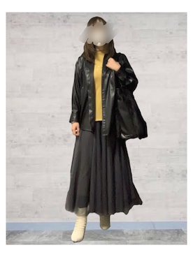 「LEANN（リーン）のアイテム」を使った、maiK☺︎さん（レディース・163cm）の秋コーディネート