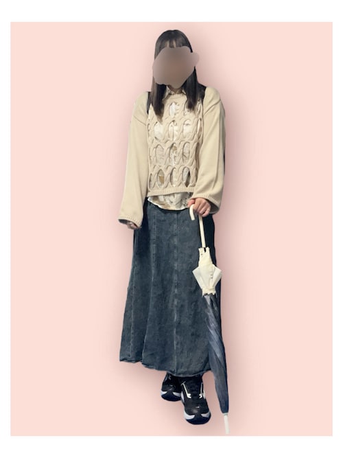 ニット/セーター Ameri  2WAY HOLLY SHIRT SET CRACK KNIT Ameri（アメリ）の「2WAY HOLLY SHIRT SET CRACK KNIT（ニット