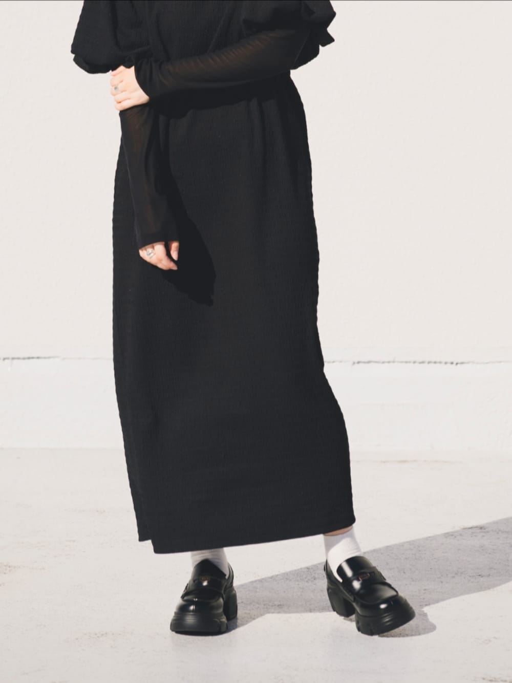 STEVE MADDEN（スティーブマデン）の「厚底ペニーローファー/S