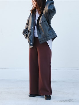 「STEVE MADDEN（スティーブマデン）のアイテム」を使った、Esmeralda（エスメラルダ）さん（レディース・162cm）の冬コーディネート