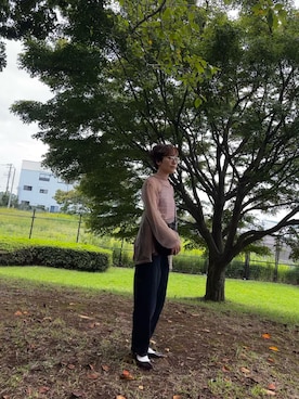 「アイテム（キャミソール）」を使った、KOTAさん（レディース・162cm・30代）の秋コーディネート