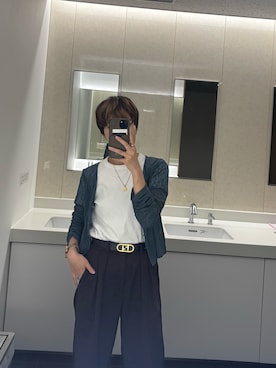 「アイテム（チノパンツ）」を使った、KOTAさん（レディース・162cm）の秋コーディネート