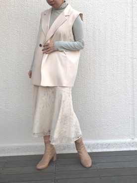 トリウミユカ(骨格ストレート/イエベ秋)さん（レディース・166cm）の冬コーディネート