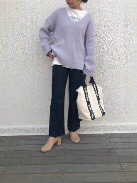 トリウミユカ(骨格ストレート/イエベ秋)さん(レディース・166cm)の冬コーディネート