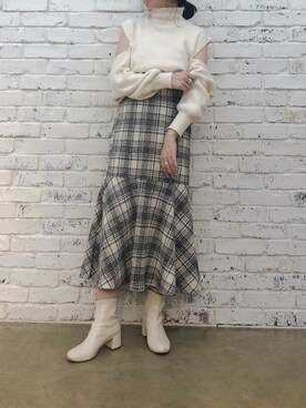 トリウミユカ(骨格ストレート/イエベ秋)さん（レディース・166cm）の秋コーディネート