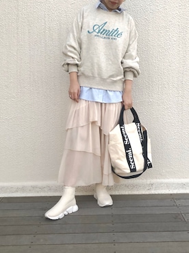 トリウミユカ(骨格ストレート/イエベ秋)さん(レディース・166cm)の冬コーディネート