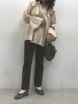 トリウミユカ(骨格ストレート/イエベ秋)さん(レディース・166cm)の冬コーディネート