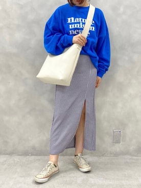 「NUN（エヌユーエヌ）のアイテム」を使った、トリウミユカ(骨格ストレート/イエベ秋)さん（レディース・166cm）の冬コーディネート