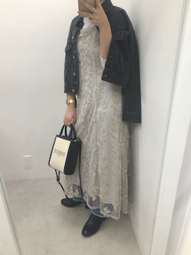 「バタフライ」｜トリウミユカ(骨格ストレート/イエベ秋)さん（レディース・166cm）の冬コーディネート