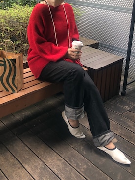 トリウミユカ(骨格ストレート/イエベ秋)さん（レディース・166cm）の冬コーディネート